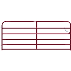 Gate Pipe 10' 6 Bar 50X1-5/8" Red