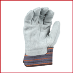 Men’s Heavy Duty Split Cowhide Leather Palm Work Gloves