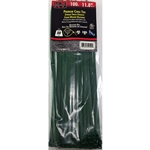 Tie Cable 11.8" SD Green 100 PK