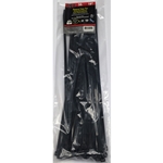 Tie Cable 18" HD UV BLK 50 PK