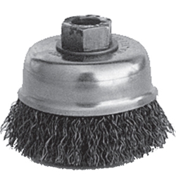 Brush Cup 4" X 5/8" - 11 Crimped